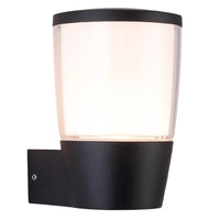 Black Modern Outdoor Wall Light