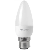 LED 4.9W (40W) Candle Lamp BC B22 470 Lumen 4000k Cool White