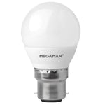 LED 2.9W (25W) Golf Ball Lamp BC B22 250 Lumen 2700k Warm White