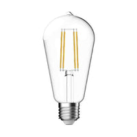 Megaman 146236E LED 6.8W (60W) Squirrel Lamp ST64 ES E27 Clear Filament 810lm 2700k Warm White