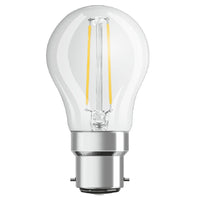 LED 4W (40W) GLS Lamp BC B22 Clear Filament 470lm 2700k Warm White