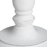 White Wash Wood Table Desk Lamp