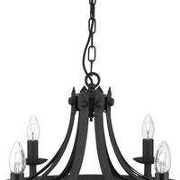 Mack Black Vintage Medieval Pendant Light