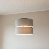 Soft Grey Easy Fit Pendant Shade