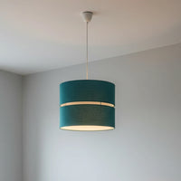Teal Blue Easy Fit Pendant Shade