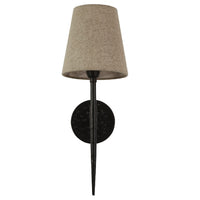 Satin Black Gothic Style Wall Lighting