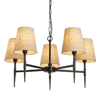 Satin Black Gothic Style Pendant Lighting