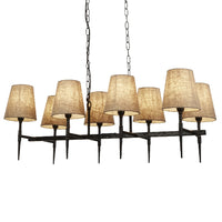 Satin Black Gothic Style Bar Pendant Lighting