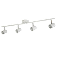 LED White Modern 4 Lamp Cylinder Head Split Bar Spotlight 77cm