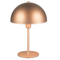 Trio Lighting 506200165 Matt Copper Dome Metal Modern Table Desk Lamp