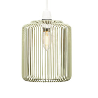 Sage Green Metal Pendant