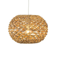Oaks 5524 NE SM Wicker Basket Round Modern Non Electric Pendant Shade - 30cm Diameter