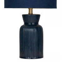 Navy Blue modern Ceramic Table lamp