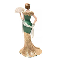 Elegant Art Deco style lady figurine