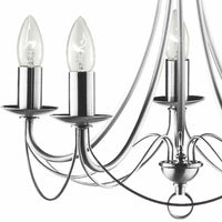 Brushed Chrome Vintage Pendant Light