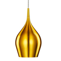 Gold Metallic Vintage Contemporary Metal Bell Pendant Light 26cm
