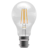 LED 7.8W (75W) GLS Lamp BC B22 Clear Filament 1055lm 2700k Warm White