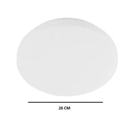 LED White Round Flush Indoor Ceiling Light Warm White 260mm
