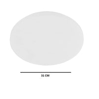 LED White Round Flush Indoor Ceiling Light Cool White 310mm