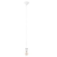 Eglo 74052 Matt White Round Cable Flex Suspension Ceiling Rose Pendant 