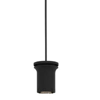 Matt Black Round Cable Flex Suspension Ceiling Rose Pendant