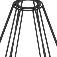 Black Vintage Wire Cage Easy Fit Pendant