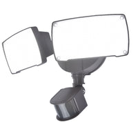 Twin Headed Black Outdoor Flood Light