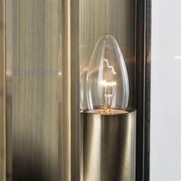 Antique Brass Outdoor Wall Light