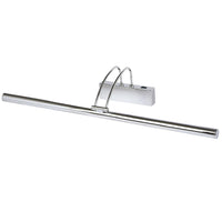 LED Polished Chrome Modern Adjustable Switched Picture Wall Light 68cm