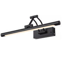Searchlight 96510-45BK Matt Black LED Rechargeable Adjustable Picture Light 43.5cm