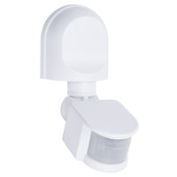 Lutec 9704026331 Patrol White Modern 180 Degree Adjustable Pir Motion Sensor IP44