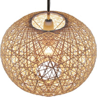 White Woven String Ball Vintage Retro Pendant Shade
