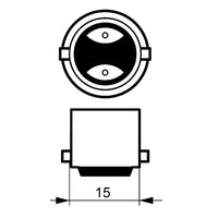 B15 Vintage Filament Candle Dim Light Bulb Lamp