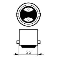 B22 BC LED Golf Ball Lamp Light Bulb