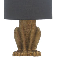 Gold Hare Table lamp with shade