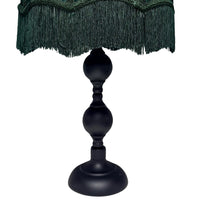 Velvet Fringe Victorian Style table lamp 