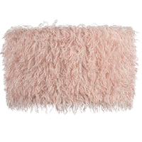 Oaks C101/12 PI 12" Pink Faux Feather Vintage Easy Fit Drum Lampshade - 30cm Diameter