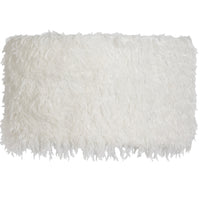 Oaks C101/12 WHI 12" White Faux Feather Vintage Easy Fit Drum Lampshade - 30cm Diameter