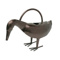 Widdop CL1061 Bronze Standing Duck 1 litre Hand Held Metal Watering Can - 39cm Length