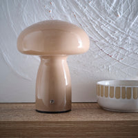 Mocha Brown LEd Rechargeable Table lamp