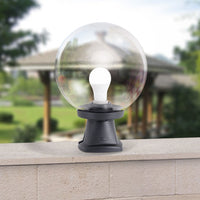 Clear Globe Outdoor  Post Light 