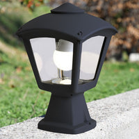 Black Outdoor Pedestal