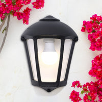 Black Outdoor Weatherproof Wall Light