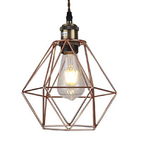 Copper Retro Geometric Easy Fit Shade