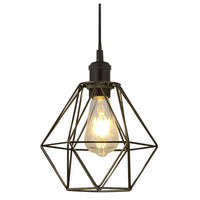 Antique Brass Retro Geometric Easy Fit Shade