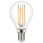 LED 2W 25W Golf Ball Lamp SES E14 Clear Filament 250lm 2700k WW HomeLightsDIRECT