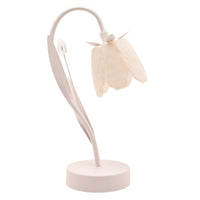 Cream Floral Table Lamp
