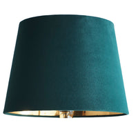 Green and Gold velvet modern table lamp