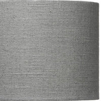 Grey Linen 12 Inch Ceiling Floor Lampshade