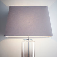 Grey Rectangle Shade for table lamp 
